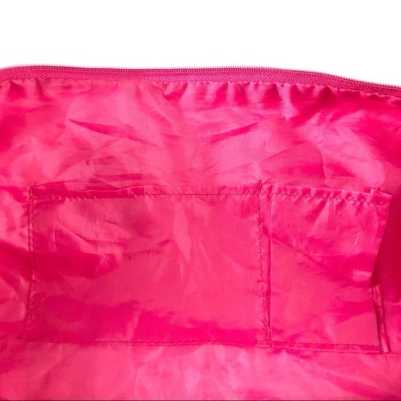 Victoria's Secret Icon Pink Stripe Weekender Large Duffle Bag - Picture 4 of 9